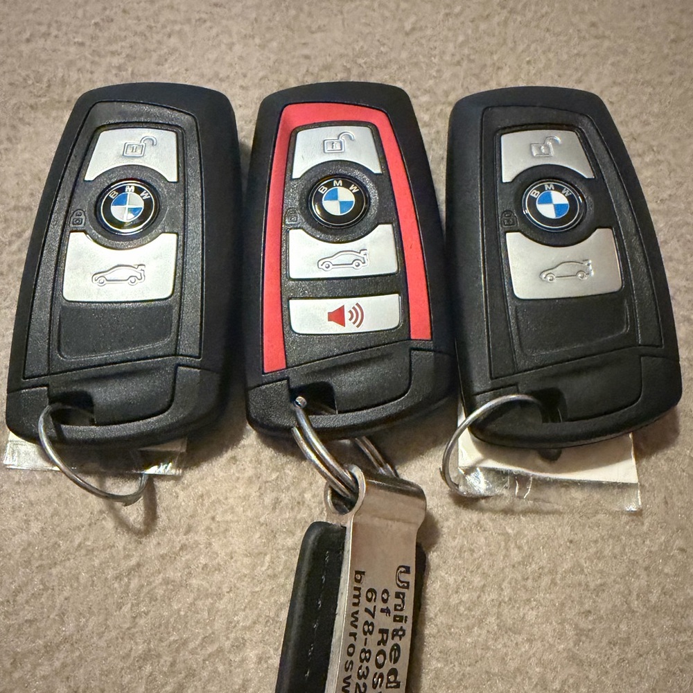 BMW OEM Key Fobs Lot of 3 | Programmable | Replacement Keys